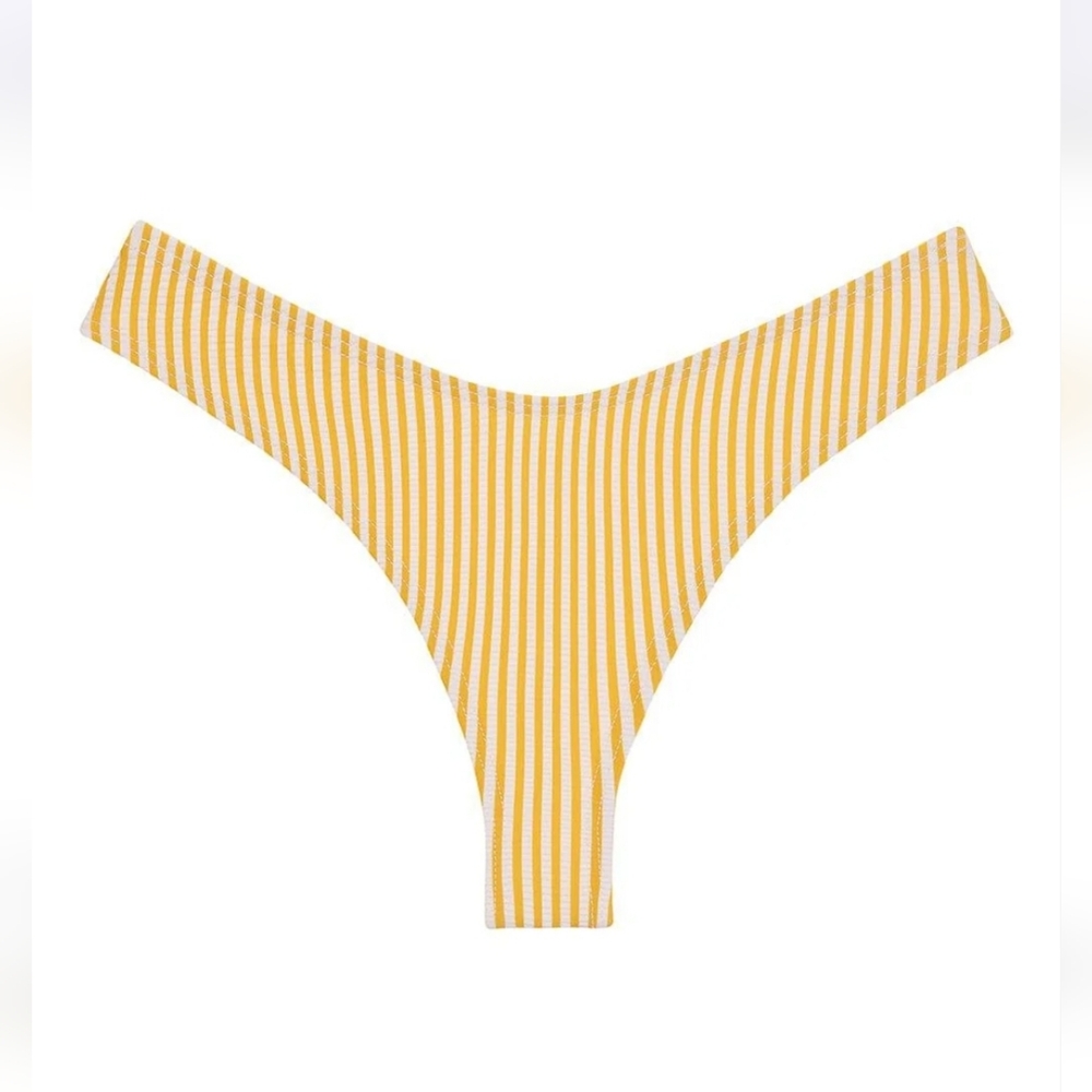 Montce Yellow Striped Bikini Set - Picture 3 of 10